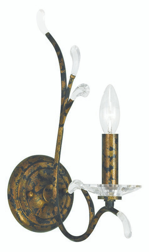 Livex Lighting - 51001-71 - One Light Wall Sconce - Serafina - Hand Applied Venetian Golden Bronze