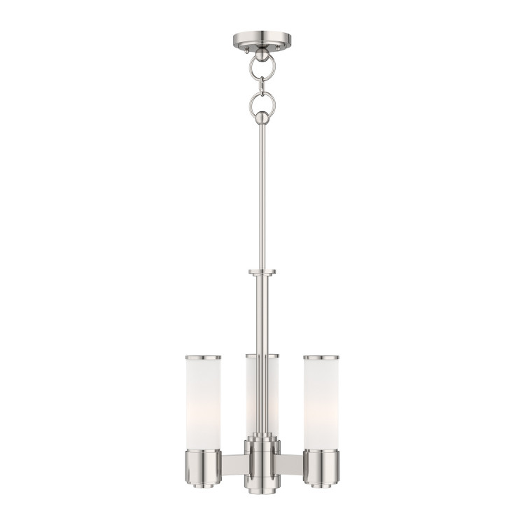 Livex Lighting - 52103-35 - Three Light Mini Chandelier - Weston - Polished Nickel