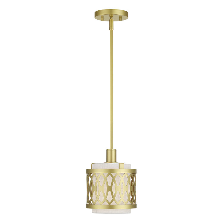 Livex Lighting - 53439-33 - One Light Mini Pendant - Vistaview - Soft Gold