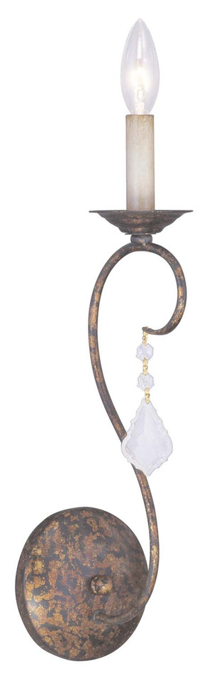 Livex Lighting - 6421-71 - One Light Wall Sconce - Chesterfield - Hand Applied Venetian Golden Bronze