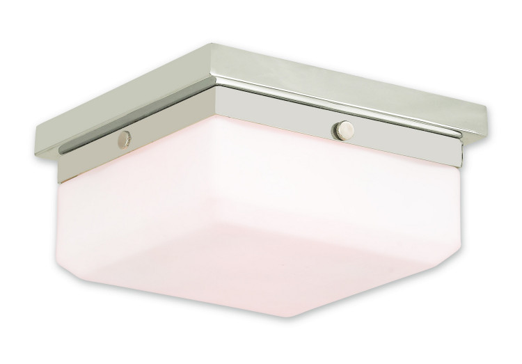 Livex Lighting - 65536-35 - Two Light Wall Sconce/Ceiling Mount - Allure - Polished Nickel