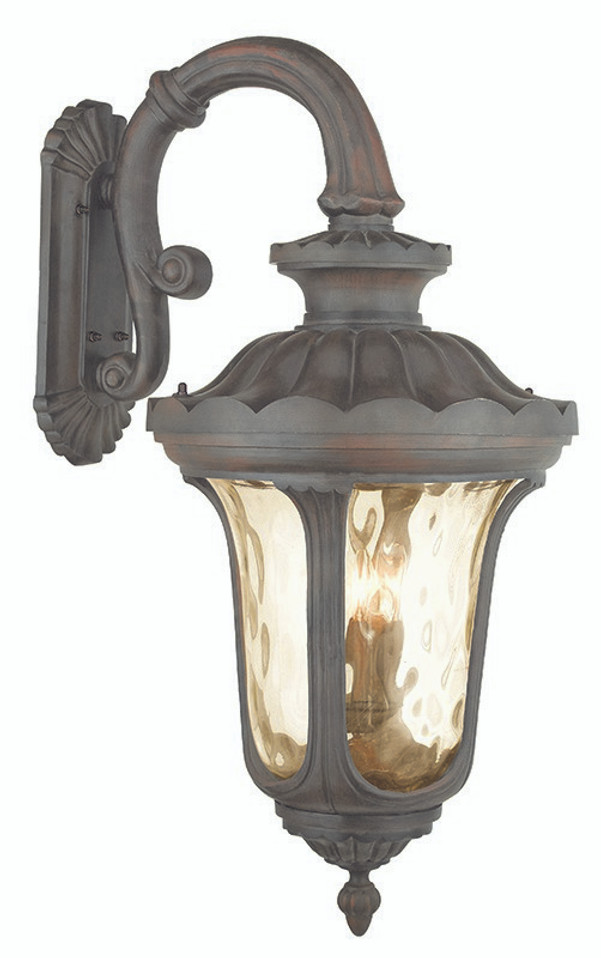 Livex Lighting - 76702-58 - Four Light Outdoor Wall Lantern - Oxford - Imperial Bronze