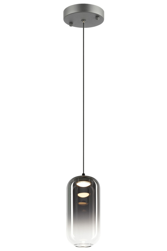 Matteo Lighting - C37411MBSM - One Light Pendant - Refrax - Matte Black