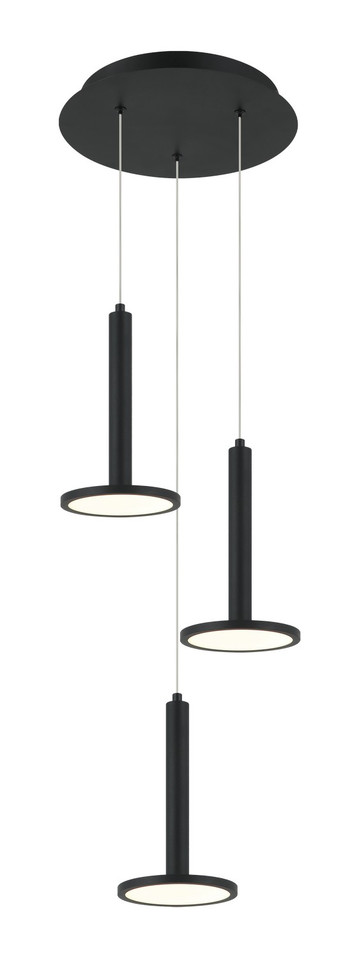 Matteo Lighting - C37703MB - LED Pendant - Extraterrestrial - Matte Black