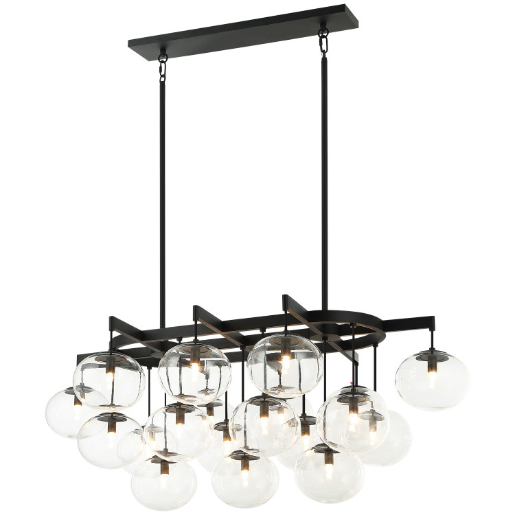 Matteo Lighting - C38119MB - LED Pendant - Bulbus - Matte Black