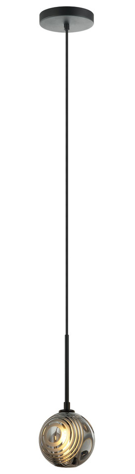 Matteo Lighting - C61601MBSM - One Light Pendant - Jemyca - Matte Black