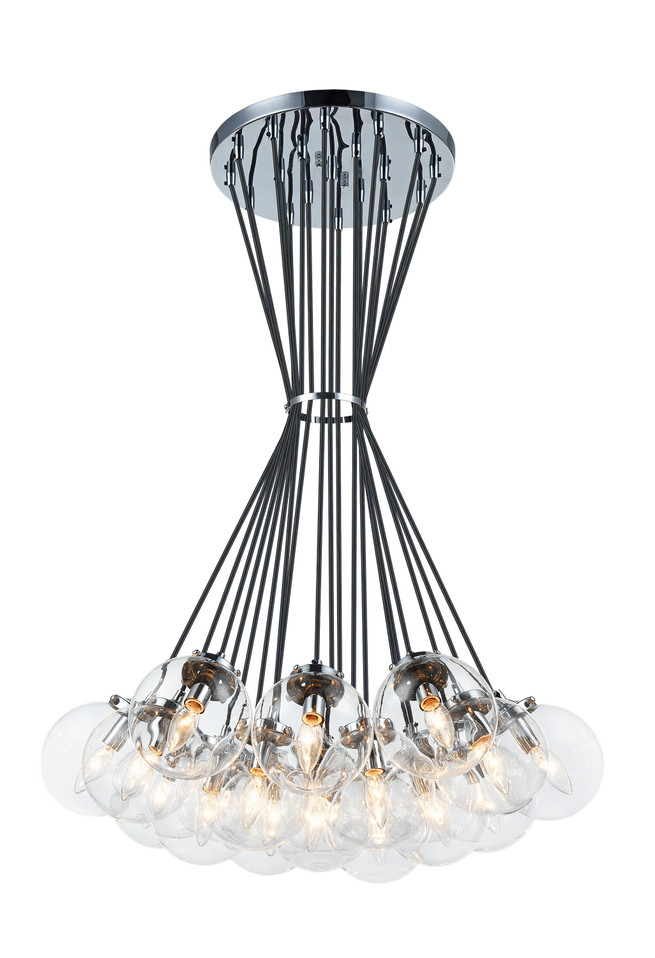 Matteo Lighting - C63019CHCL - 19 Light Chandelier - The Bougie - Chrome