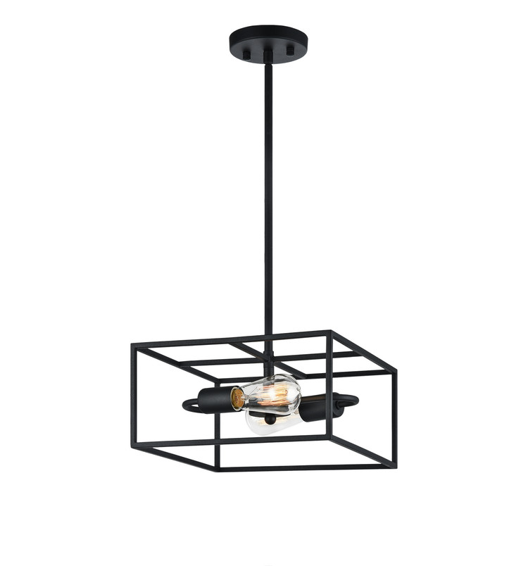 Matteo Lighting - C71642RB - Two Light Pendant - Candid - Rusty Black