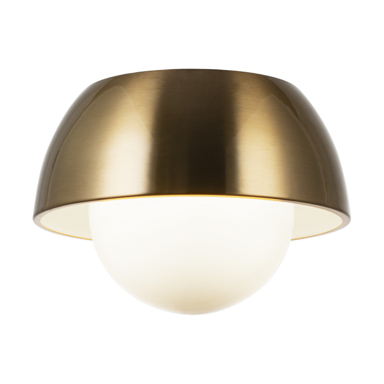 Matteo Lighting - M11301AGOP - LED Wall Sconce - Watson - Aged Gold Brass
