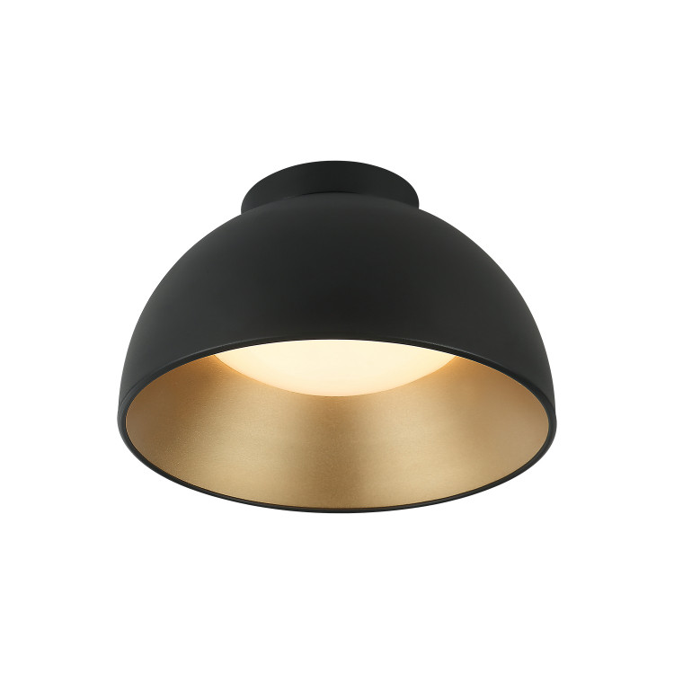 Matteo Lighting - M17412MB - LED Flush Mount - Zenith - Matte Black