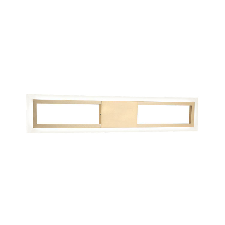 Matteo Lighting - S02524AG - One Light Wall Sconce - Valance - Aged Gold Brass