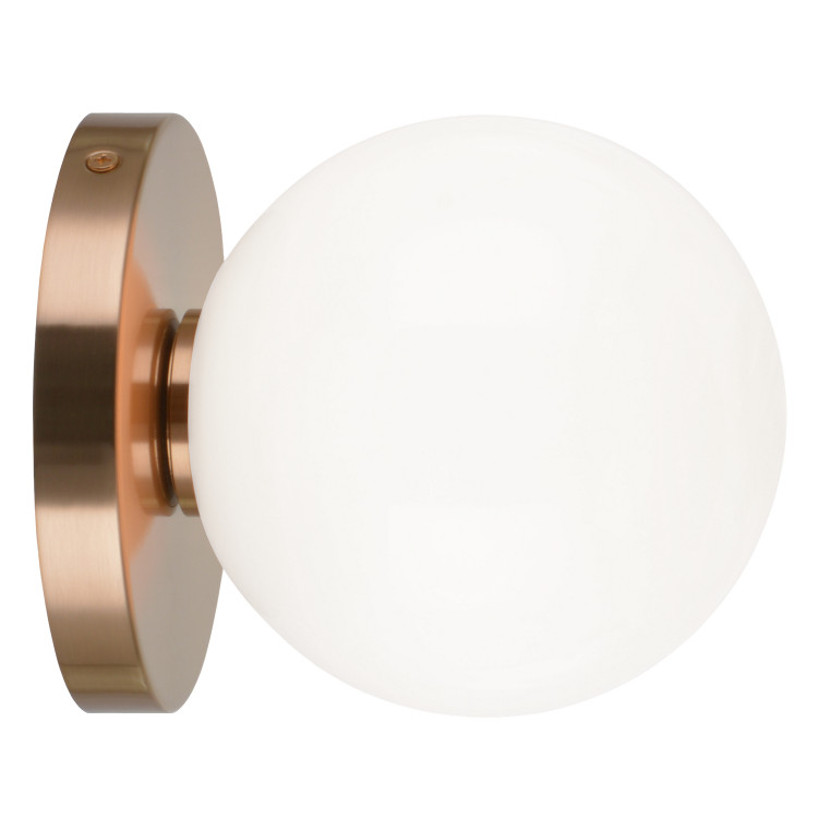 Matteo Lighting - WX06001AGOP - One Light Wall Sconce/Ceiling Mount - Cosmo - Aged Gold Brass