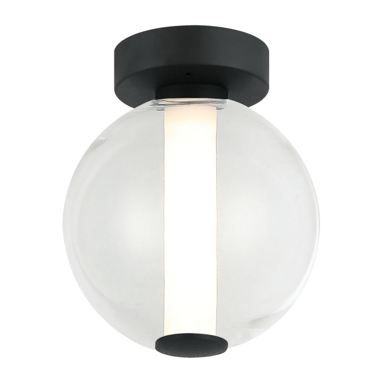 Matteo Lighting - WX69611MBCL - LED Wall Sconce/Ceiling Mount - Belange - Matte Black