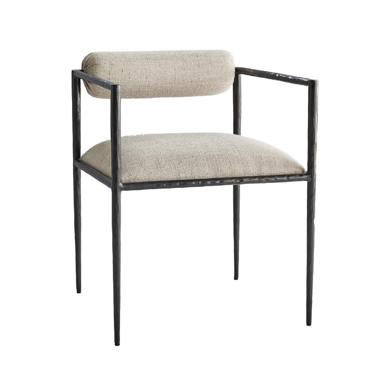 Arteriors - 4543 - Chair - Barbana - Pewter Arteriors - 4543 - Chair - Barbana - Pewter