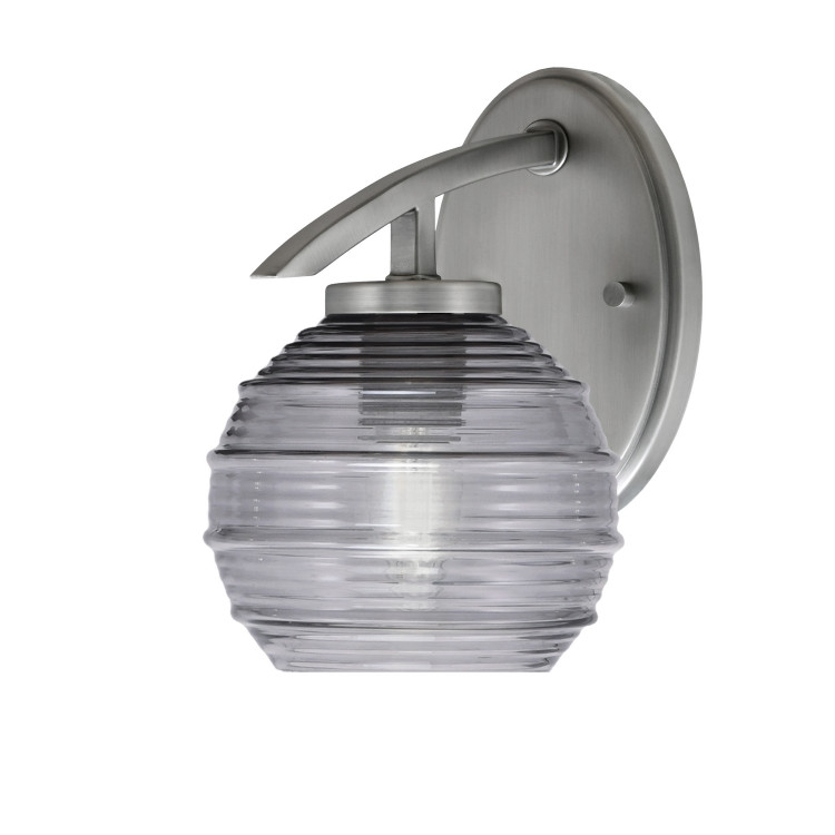Toltec Lighting - 3720-GP-5112 - One Light Wall Sconce - Kurve - Graphite