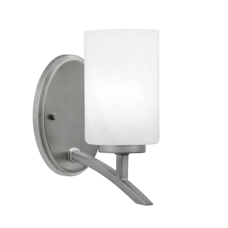Toltec Lighting - 3721-GP-3001 - One Light Wall Sconce - Kurve - Graphite