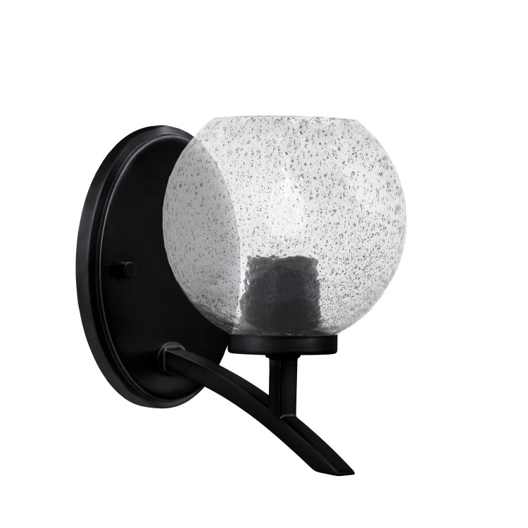 Toltec Lighting - 3721-MB-4102 - One Light Wall Sconce - Kurve - Matte Black