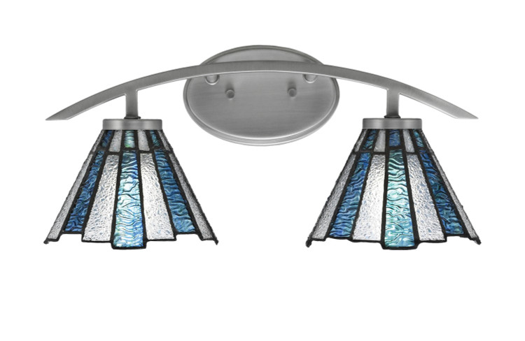 Toltec Lighting - 3722-GP-9325 - Two Light Bath Bar - Kurve - Graphite