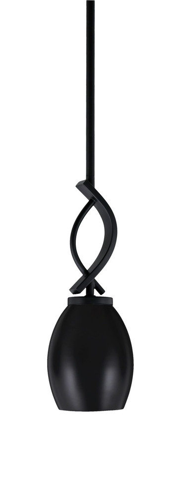 Toltec Lighting - 3901-MB-426-MB - One Light Mini Pendant - Cavella - Matte Black