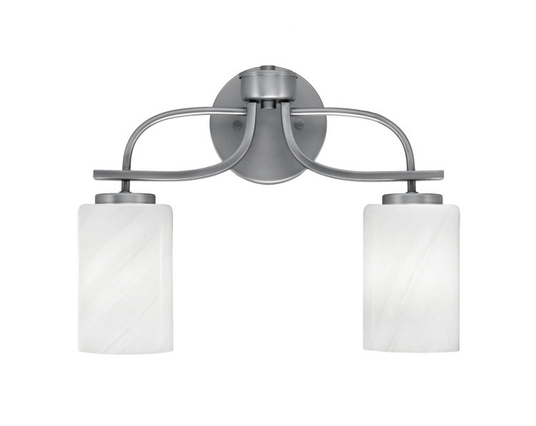 Toltec Lighting - 3912-GP-3001 - Two Light Bath Bar - Cavella - Graphite