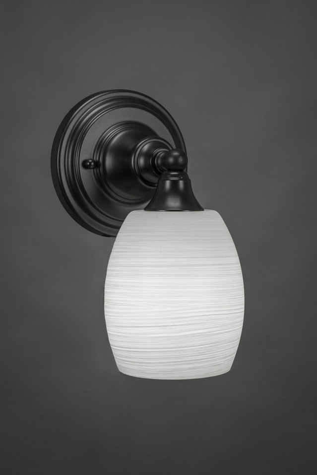 Toltec Lighting - 40-MB-615 - One Light Wall Sconce - Any - Matte Black