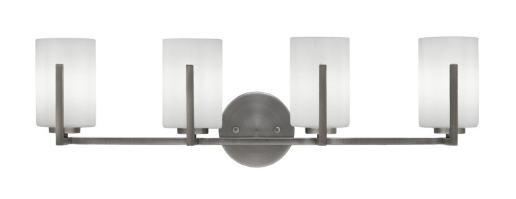 Toltec Lighting - 4514-GP-310 - Four Light Bathroom Lighting - Atlas - Graphite