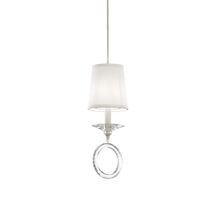 Schonbek - MA1003N-06O - One Light Mini Pendant - Emilea - White Schonbek - MA1003N-06O - One Light Mini Pendant - Emilea - White