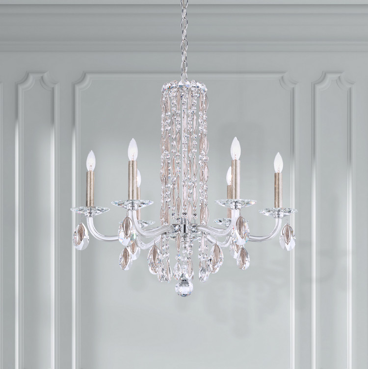 Schonbek - RS83061N-401H - Six Light Chandelier - Siena - Polished Stainless Steel