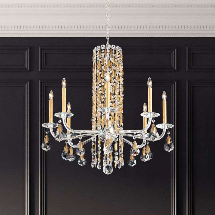 Schonbek - RS83081N-06H - Eight Light Chandelier - Siena - White