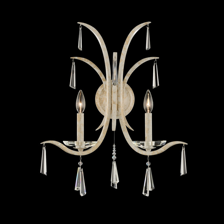 Schonbek - S30502-76R - Two Light Wall Sconce - Tinsley - Heirloom Bronze