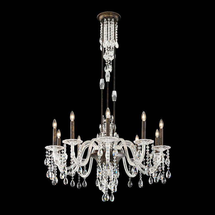 Schonbek - S93510-26R - Ten Light Chandelier - Rainier - French Gold