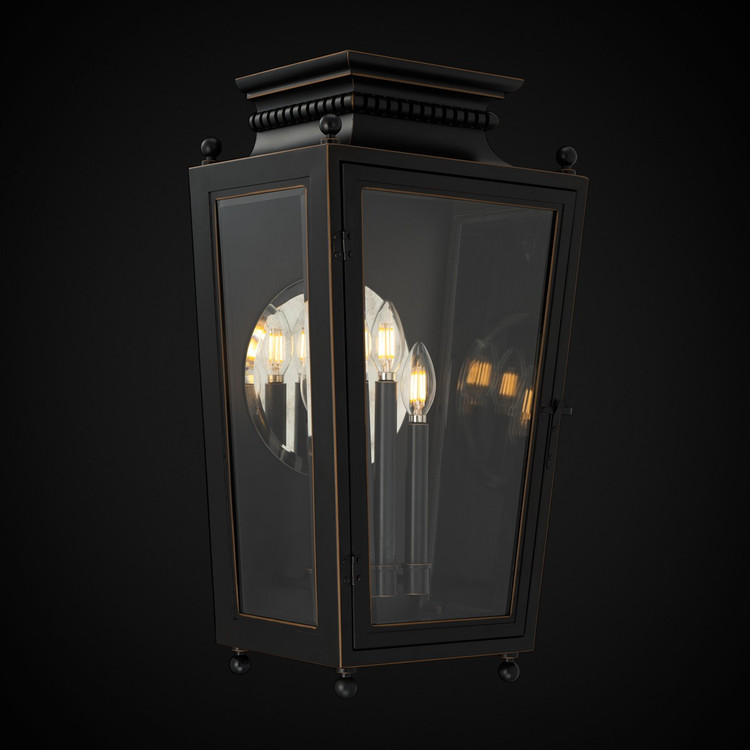 Schonbek - SW31523-720 - Four Light Outdoor Wall Mount - Milton - Zinc