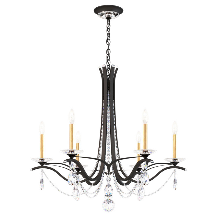 Schonbek - VA8336N-51H - Six Light Chandelier - Vesca - Black