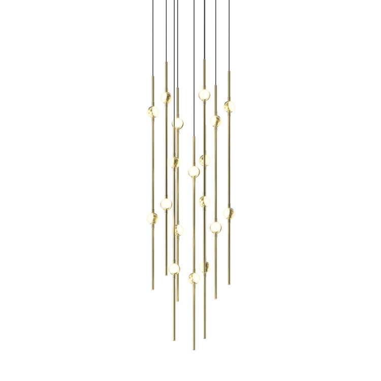 Sonneman - 2012.38W-J20 - LED Pendant - Constellation - Satin Brass