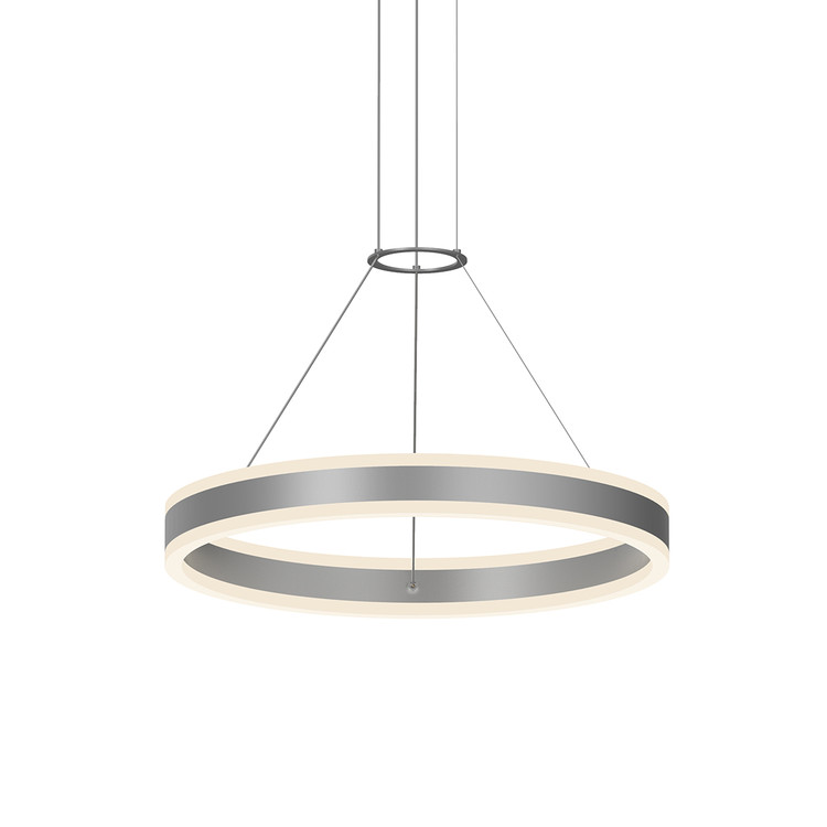 Sonneman - 2303.16 - LED Pendant - Double Corona - Bright Satin Aluminum