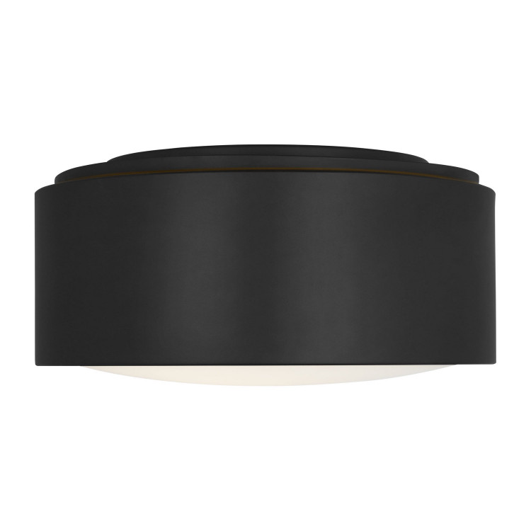 Generation Lighting - GLF1041MBK - Flush Mount - Albee - Midnight Black