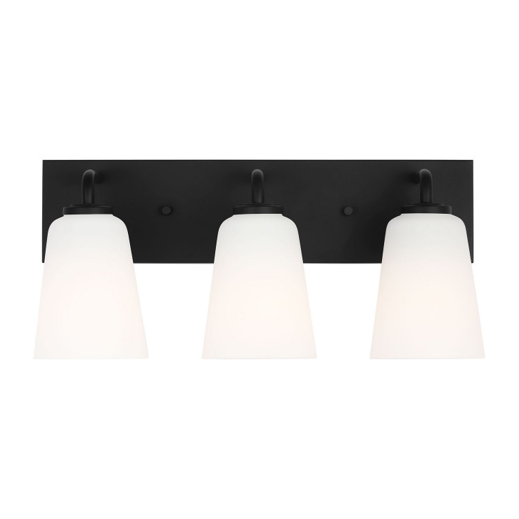 Generation Lighting - GLV1053MBK - Vanity - Miles - Midnight Black