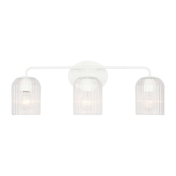 Generation Lighting - GLV1133MWT - Three Light Vanity - Eisele - Matte White
