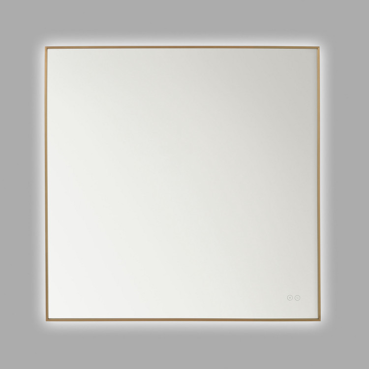 Generation Lighting - MREL1441SB - Mirror - Cadre - Satin Brass Generation Lighting - MREL1441SB - Mirror - Cadre - Satin Brass