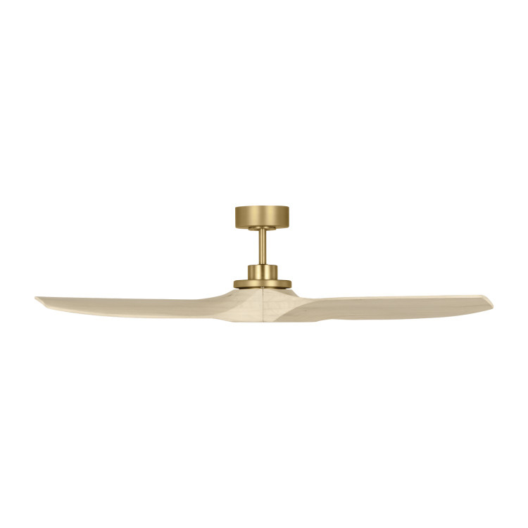 Visual Comfort Fan - 3CLNSM52BBSWWO - 52 Ceiling Fan - Collins Smart 52 - Burnished Brass
