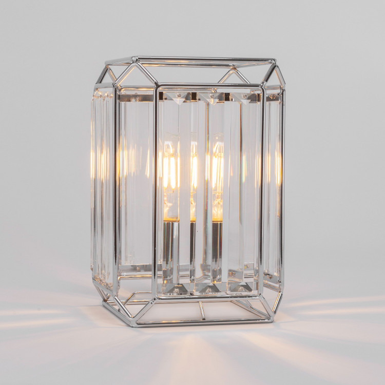 Toltec Lighting - 495-CH - LED Table Lamp - Genesis - Chrome