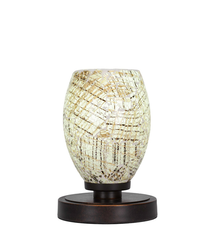 Toltec Lighting - 51-DG-5054 - One Light Table Lamp - Luna - Dark Granite
