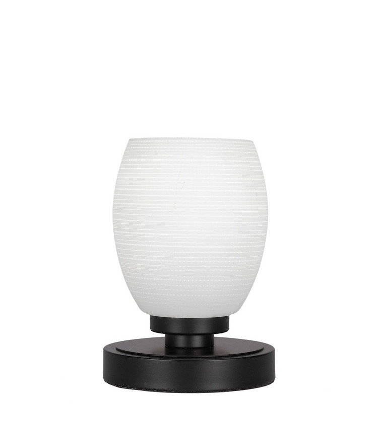 Toltec Lighting - 51-MB-4021 - One Light Table Lamp - Luna - Matte Black
