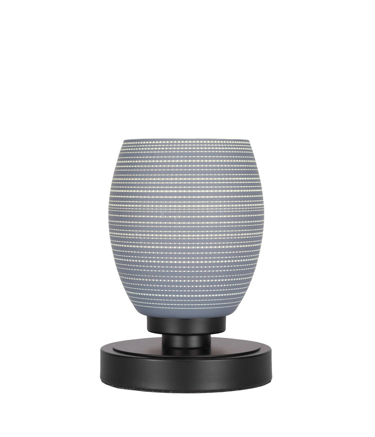 Toltec Lighting - 51-MB-4022 - One Light Table Lamp - Luna - Matte Black