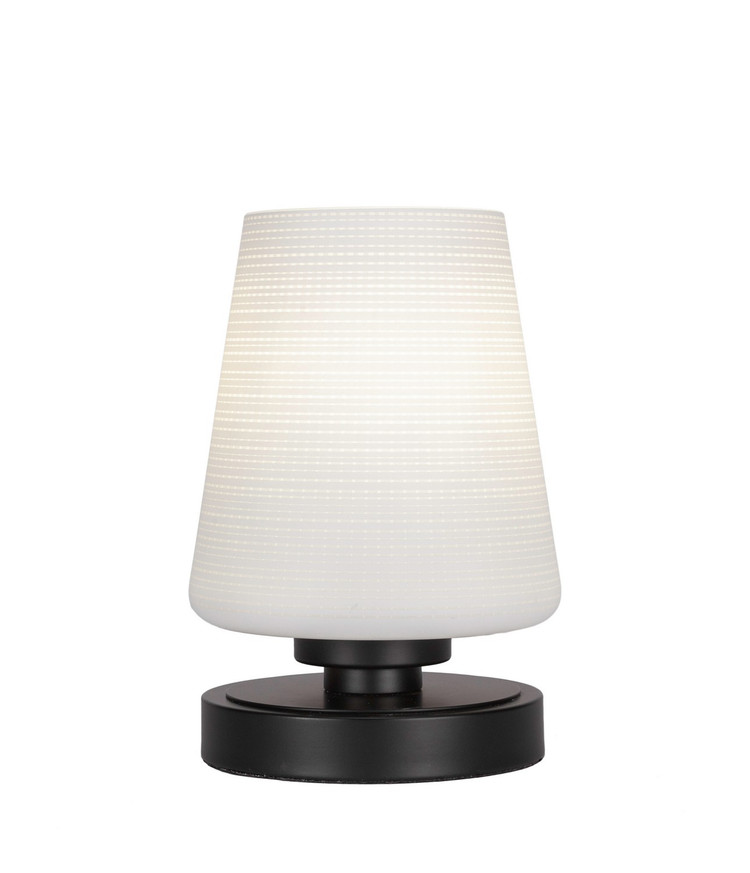 Toltec Lighting - 51-MB-4031 - One Light Table Lamp - Luna - Matte Black