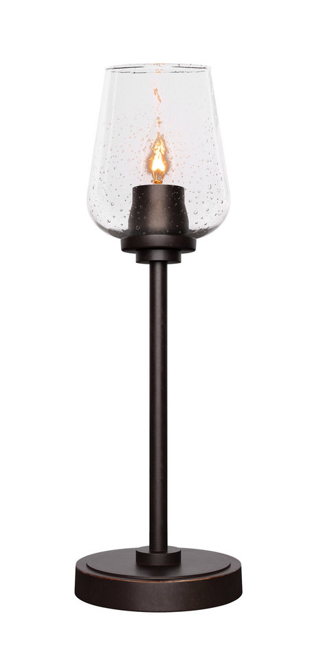 Toltec Lighting - 53-DG-210 - One Light Table Lamp - Luna - Dark Granite