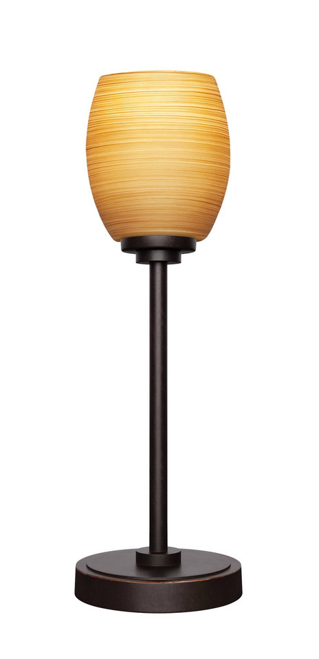 Toltec Lighting - 53-DG-625 - One Light Table Lamp - Luna - Dark Granite