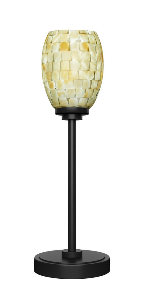 Toltec Lighting - 53-MB-406 - One Light Table Lamp - Luna - Matte Black