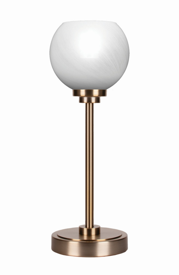 Toltec Lighting - 53-NAB-4101 - One Light Table Lamp - Luna - New Age Brass