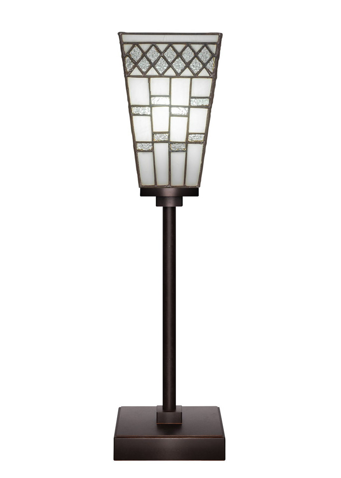 Toltec Lighting - 54-DG-9104 - One Light Table Lamp - Luna - Dark Granite
